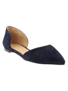 Banana Republic Womens Aiden D'orsay Flat Size 10 - Navy