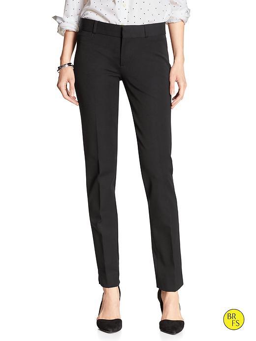 Banana Republic Womens Factory Sloan Fit Slim Pant Size 0 - Black