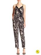 Banana Republic Womens Factory Colorblock Jumpsuit Size 0 - Multi Print