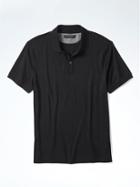 Banana Republic Mens Slim Luxe Touch Polo - Black