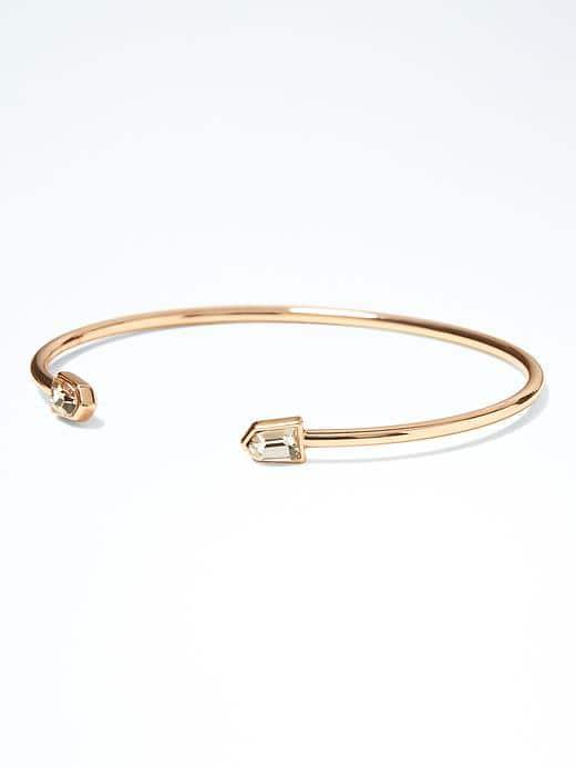 Banana Republic Delicate Shield Cuff - Rose Gold