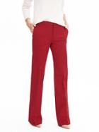 Banana Republic Bi Stretch Flare Pant - Geo Red
