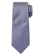 Banana Republic Mens Micro Check Silk Nanotex Tie Dark Malachite Size One Size