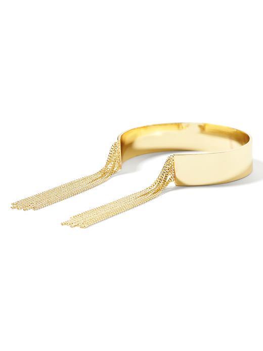 Banana Republic Hanging Chain Cuff Bracelet Size One Size - Gold