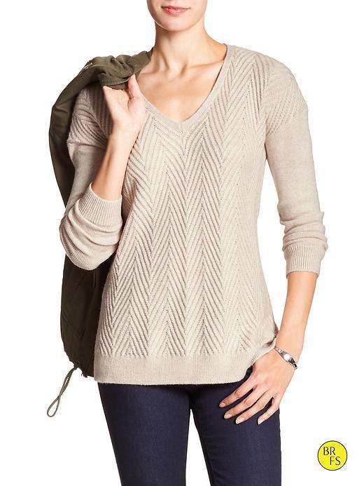 Banana Republic Factory Stitch Knit Sweater Size L - Blushing Pink