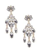 Banana Republic Sparkle Chandelier Earring Size One Size - Clear Crystal