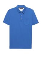 Banana Republic Mens Don';t-sweat-it Polo Shirt Damselfish Blue Size Xxs