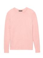 Banana Republic Womens Plush Wool Blend Crew-neck Sweater Blush Pink Size Xs