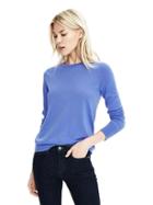 Banana Republic Merino Crew Sweater - Patchwork Blue