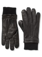 Banana Republic Deerskin Gloves Size L - Black