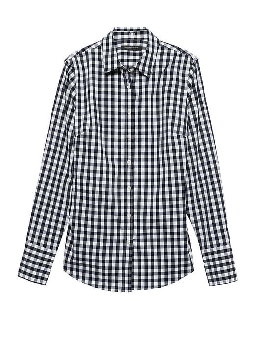 Banana Republic Riley Tailored-fit Gingham Shirt