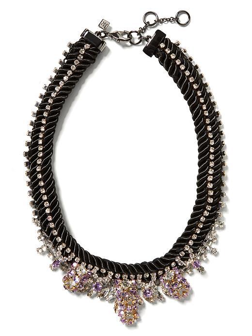 Banana Republic Debutante Chain Necklace Size One Size - Black