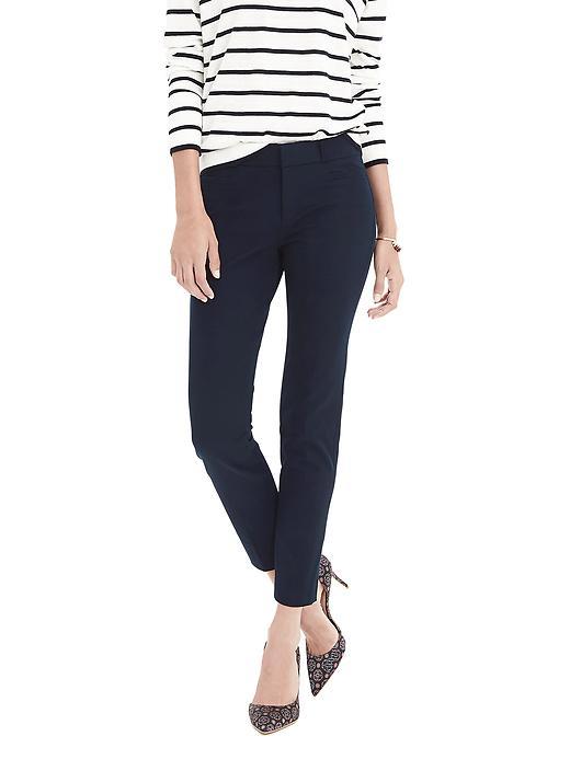 Banana Republic New Sloan Fit Slim Ankle Pant Size 0 Petite - True Navy