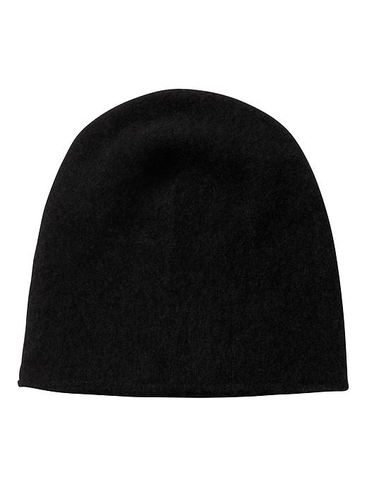 Banana Republic Womens Brushed Cashmere Beanie Black Size One Size