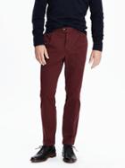 Banana Republic Mens Heritage Pleated Pant Size 32w 36l Tall - Burgundy