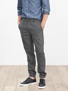 Banana Republic Mens Aiden Slim Wool Blend Jogger Pant Size 32w 36l Tall - Gray