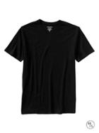 Banana Republic Factory Fitted V Neck Tee - Black