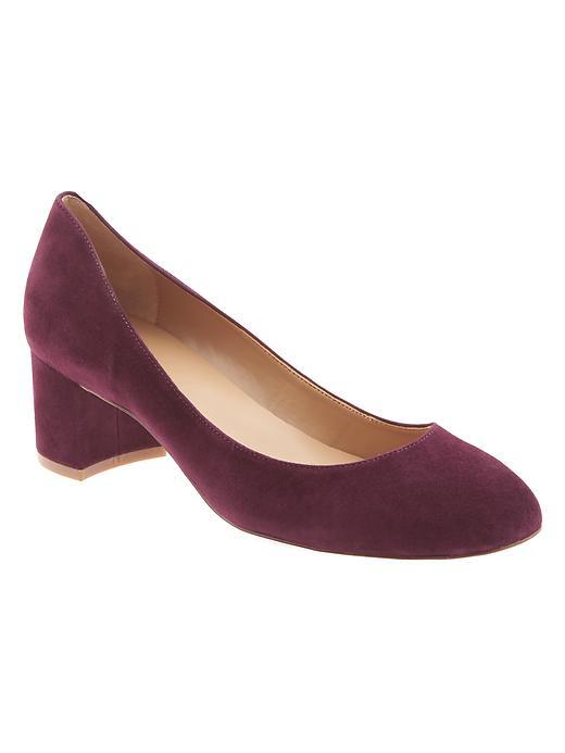 Banana Republic Heather Heel Size 9 1/2 - Secret Plum