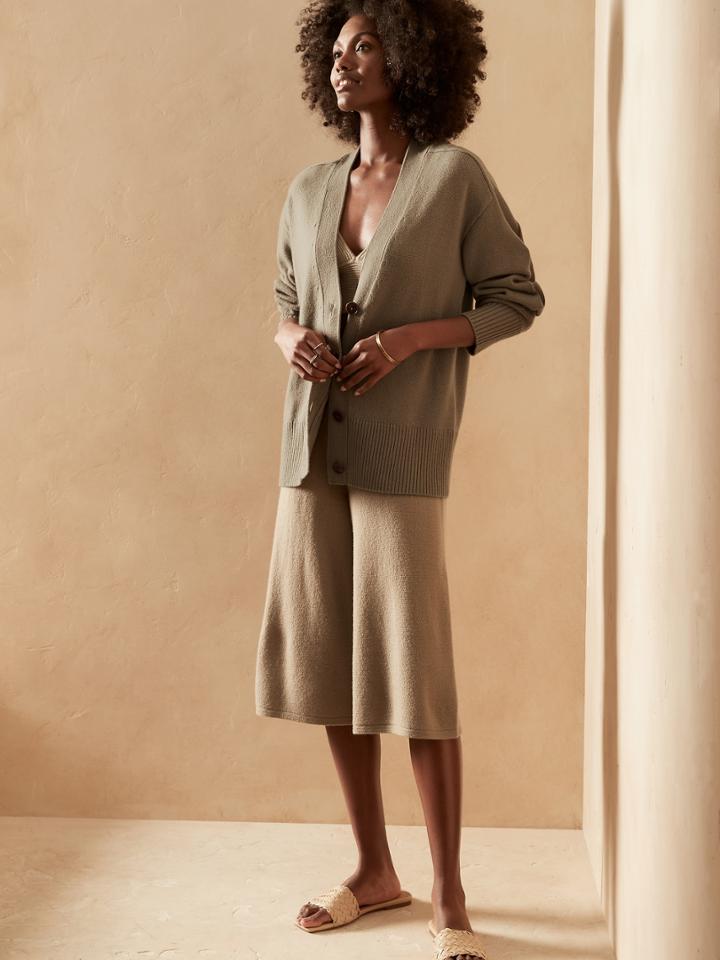 Boyfriend Cashmere Cardigan