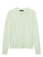 Banana Republic Womens Stretch-cotton Cardigan Sweater Mint Green Size M
