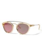 Banana Republic Womens Westward Leaning   Flower Sunglasses Champagne With Super Gold Inlay Size One Size