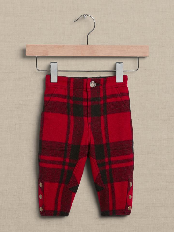 Baby Plaid Riding Pants