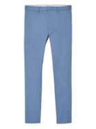 Banana Republic Mens Fulton Skinny Rapid Movement Chino Pant Coastal Blue Size 35w