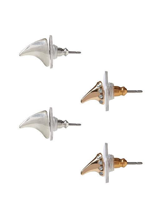 Banana Republic Shaped Stud Earring Set Size One Size - Mixed Metal