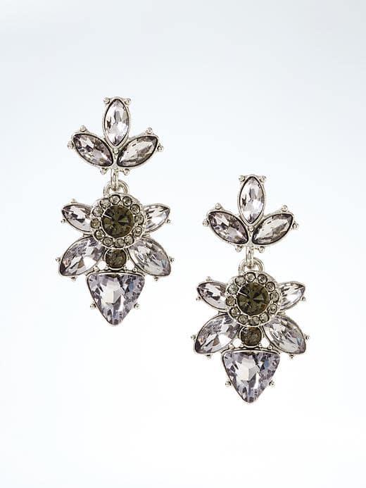 Banana Republic Wildflower Earring - Grey