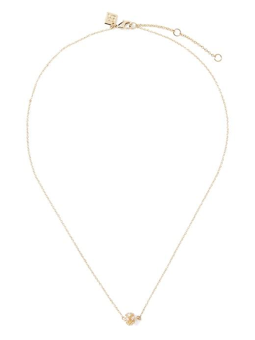 Banana Republic Womens Delicate Stone Necklace Gold Size One Size