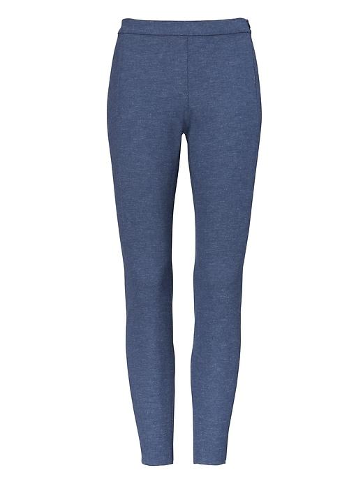 Banana Republic Womens Devon Legging-fit Heathered Pant Indigo Size 12