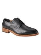 Banana Republic Mens Goodyear Welt Oxford Brogue Black Size 9 1/2