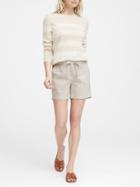 Banana Republic Petite 4 Linen-cotton Pull-on Short
