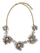 Banana Republic Crystal Starburst Necklace - Clear Crystal