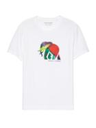 Banana Republic Mens Pride 2018 Elephant Crew-neck T-shirt (men';s Sizes) White Size L
