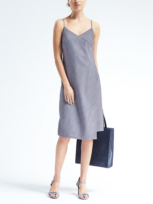 Banana Republic Womens Cascade Slipdress - Blue