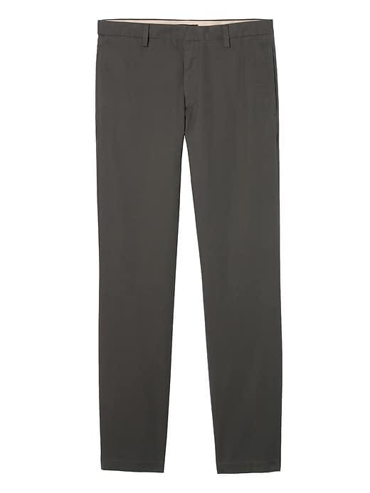 Banana Republic Mens Gavin Relaxed Straight Chino Pant Sharp Gray Size 29w