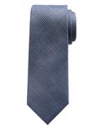Banana Republic Mens James Plaid Silk Nanotex Tie Navy Blue Size One Size