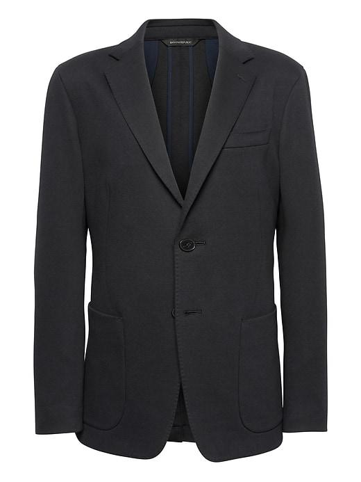Banana Republic Mens Slim Brushed Motion-stretch Blazer Navy Size 34