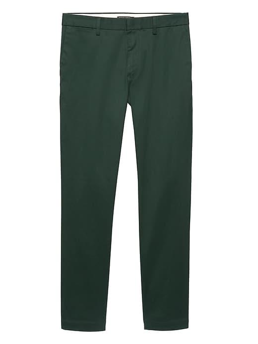 Banana Republic Mens Emerson Straight Rapid Movement Chino Pant Emerald Green Size 32w