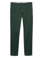 Banana Republic Mens Emerson Straight Rapid Movement Chino Pant Emerald Green Size 32w