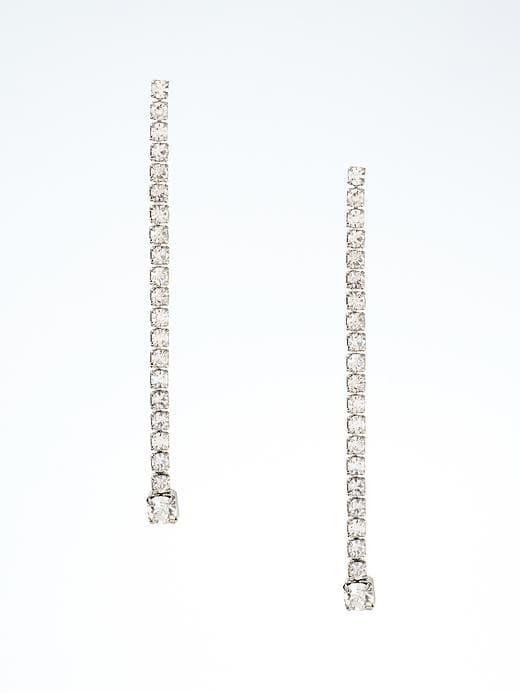 Banana Republic Cup Chain Earrings - Silver