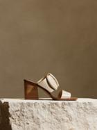Ravello Leather Mid-heel Sandal