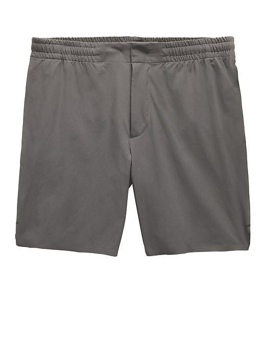 Banana Republic Mens 7 Expedition Aiden Slim Short Chrome Gray Size L