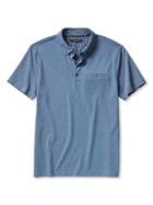Banana Republic Mens Lux Birdseye Polo Shirt Light Blue Size Xl