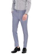 Banana Republic Mens Modern Slim Blue Cotton Suit Trouser Size 34w 36l Tall - Light Blue