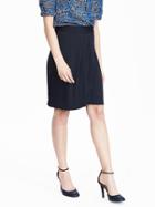 Banana Republic Womens Ruched Tulip Skirt Size 10 - Preppy Navy