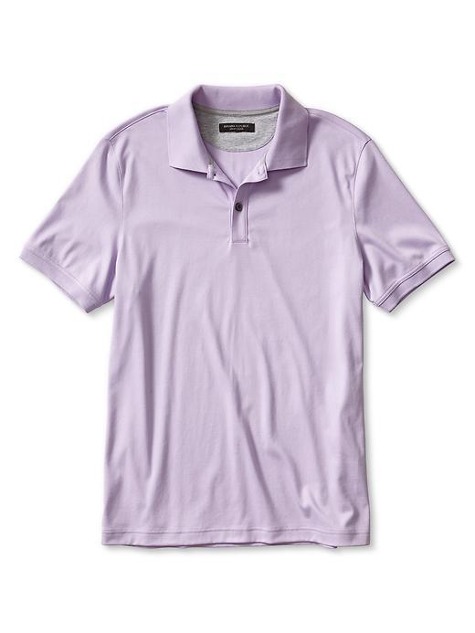 Banana Republic Luxe Touch Polo - Orchid Purple
