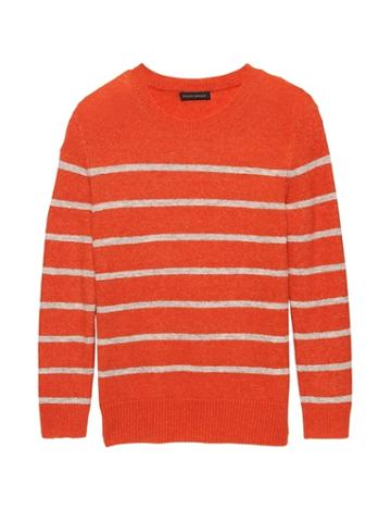 Banana Republic Aire Stripe Crew-neck Sweater