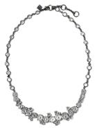 Banana Republic Womens Floating Stones Necklace Clear Size One Size